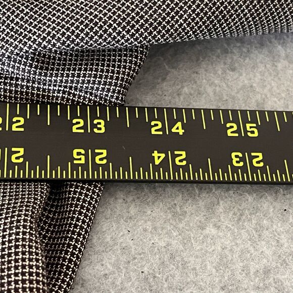 NWT IZOD Mens Suit Jacket Sport Coat 44L Black Micro Checks Polyester Rayon - Picture 11 of 14